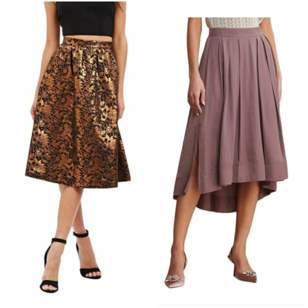 Shein MOTF & Forever 21 A-line Skirts